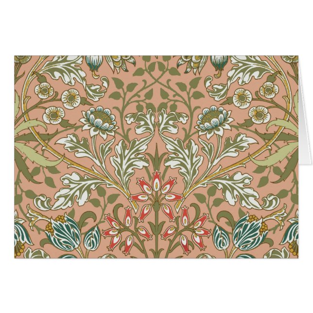 William Morris Hyacinth Blume Rose (Vorderseite (Horizontal))