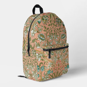 William Morris Hyacinth Blume Rose Bedruckter Rucksack
