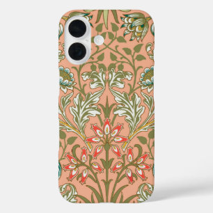 William Morris Hyacinth Blume Rose iPhone 16 Hülle