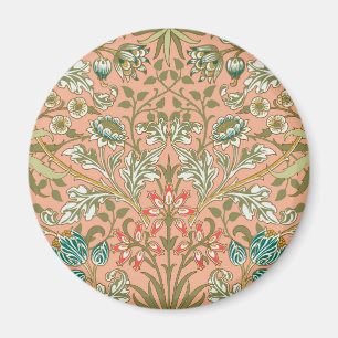William Morris Hyacinth Blume Rose Magnet
