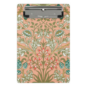 William Morris Hyacinth Blume Rose Mini Klemmbrett