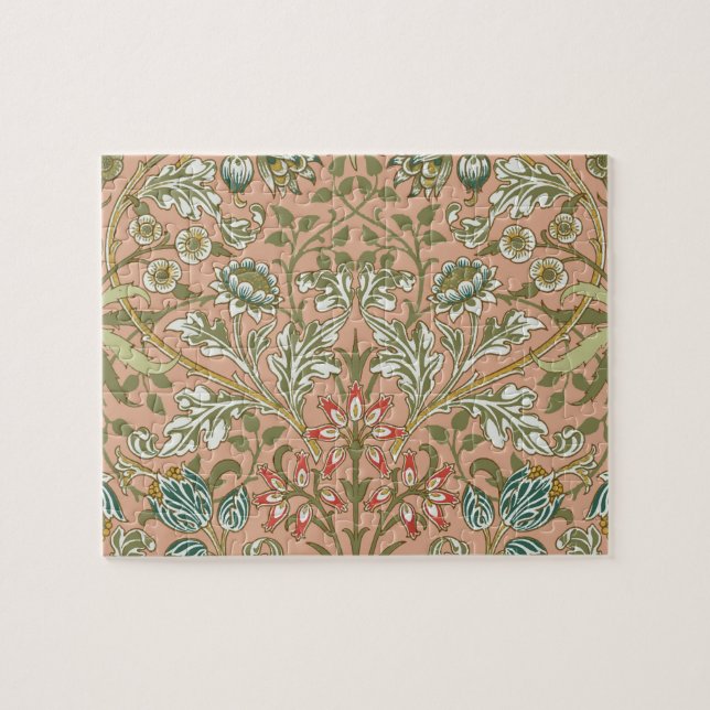 William Morris Hyacinth Blume Rose Puzzle (Horizontal)