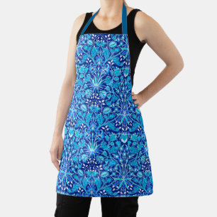 William Morris Hyacinth Druck, Navy und Kobaltblau Schürze