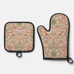 William Morris Hyacinth Floral Botanische Kunst Ofenhandschuh & Topflappen-Set