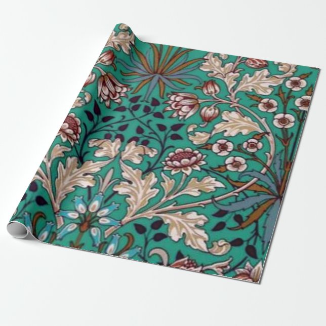 William Morris Hyacinth Geschenkpapier (Ungerollt)