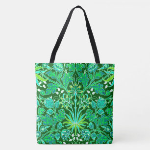 William Morris Hyacinth Print, Emerald Green