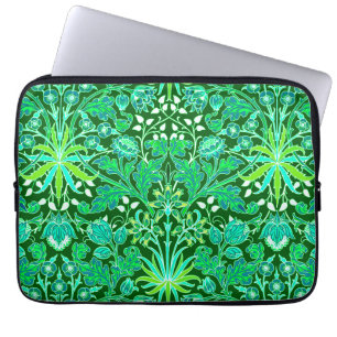 William Morris Hyacinth Print, Emerald Green Laptopschutzhülle