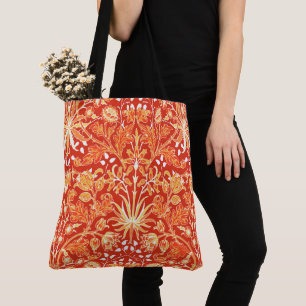 William Morris Hyacinth Print, Mandarin Orange