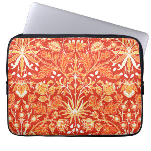 William Morris Hyacinth Print, Mandarin Orange Laptopschutzhülle