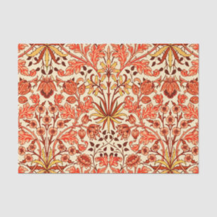 William Morris-Hyazinthen-Druck, Orange und Rost Seidenpapier