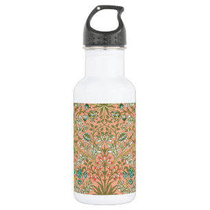 William Morris Hyazinthen-Muster Staubrose Edelstahlflasche