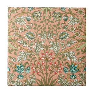 William Morris Hyazinthen-Muster Staubrose Fliese