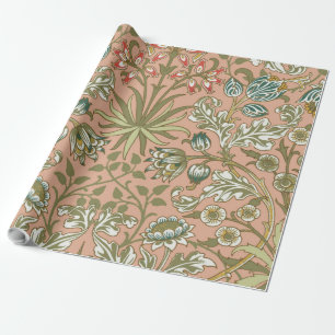 William Morris Hyazinthen-Muster Staubrose Geschenkpapier