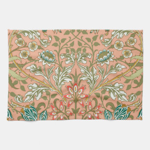 William Morris Hyazinthen-Muster Staubrose Geschirrtuch