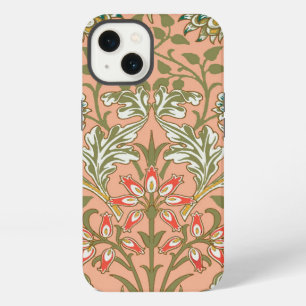 William Morris Hyazinthen-Muster Staubrose iPhone 13 Hülle