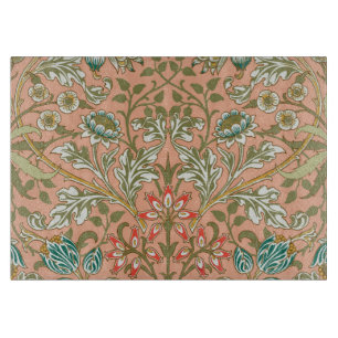 William Morris Hyazinthen-Muster Staubrose Schneidebrett