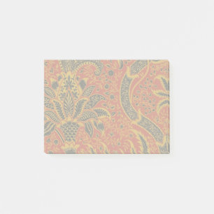 William Morris India Rot Blumen Vintage Klassiker Post-it Klebezettel