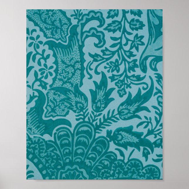 William Morris indisches Muster Poster (Vorne)