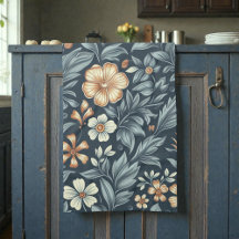 William Morris Inspired Botanical Style Pattern