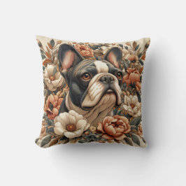 William Morris Inspired French Bulldog Pillow Kissen