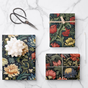 William Morris Inspiriert 4 Geschenkpapier Set