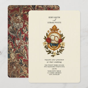 William Morris Inspiriert Einladung