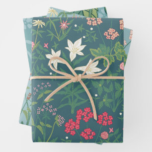 William Morris Inspiriert Frühjahrsmuster Geschenkpapier Set