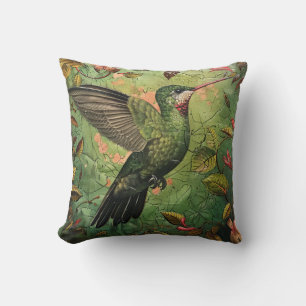 William Morris Inspiriert Hummingbird Throw Pillow Kissen