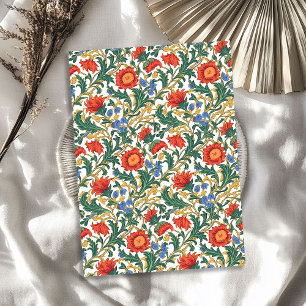William Morris inspiriert Terracotta Pastellgrün Seidenpapier