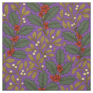 William Morris Inspirierte Holly & Mistletoe Stoff