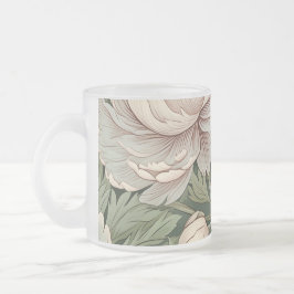 William Morris Inspirierte Tasse aus Mattiertem Bl