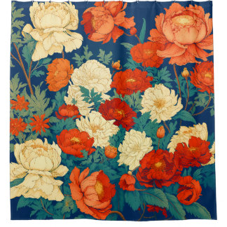 William Morris Inspirierter Duschvorhang