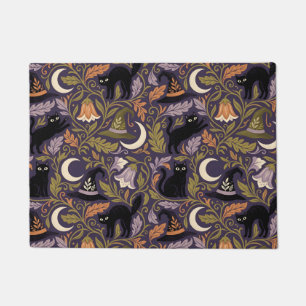 William Morris inspirierter Hexenzirkel der Mitter Fußmatte
