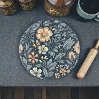 William Morris inspiriertes botanisches Stil-Muste Schneidebrett