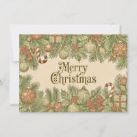 William Morris Inspiriertes Frohe Weihnachten 