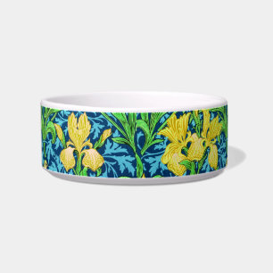 William Morris-Iris, Gelb und Kobalt-Blau Napf
