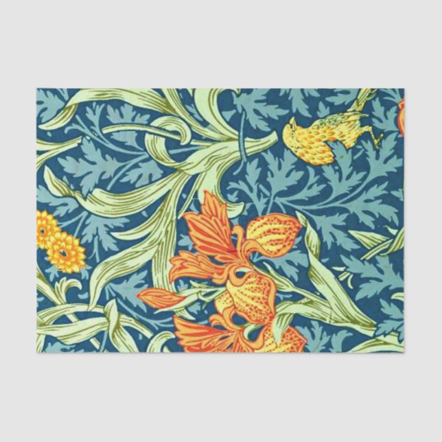 William Morris - Iris Seidenpapier (Vorderseite)