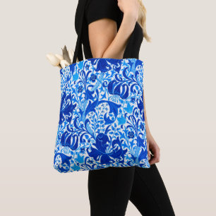 William Morris Iris und Lily, Cobalt Blue