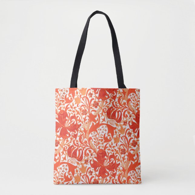 William Morris Iris und Lily, Mandarin Orange (Vorderseite)