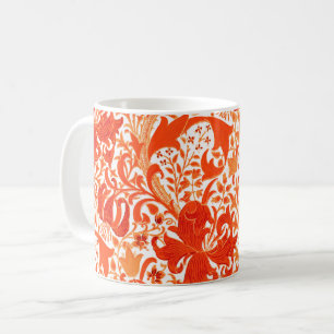 William Morris Iris und Lily, Mandarin Orange Tasse