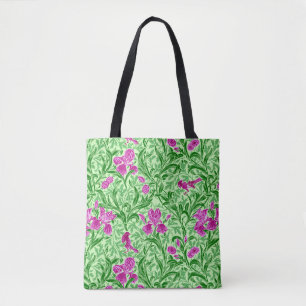 William Morris Irises, Green, Magenta und Orchid