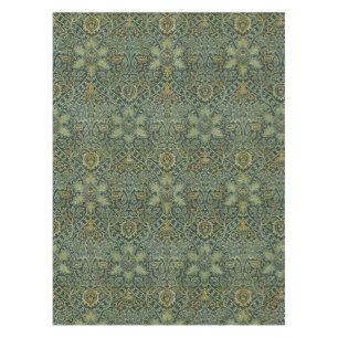 William Morris Ispahan Teal Grün Floral Art Tischdecke