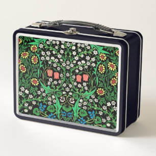 William Morris Jacobean Floral, Blackthorne Metall Brotdose