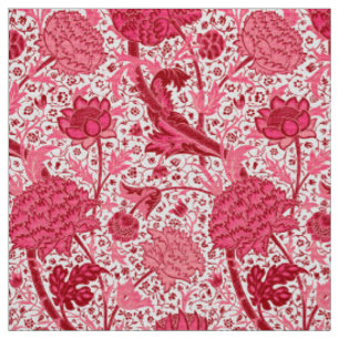 William Morris Jacobean Floral, Korallenrosa Stoff