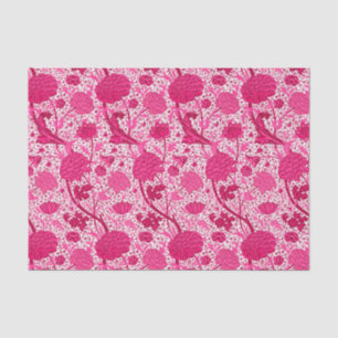 William Morris Jacobobobobohne, Fuchsia Pink Seidenpapier