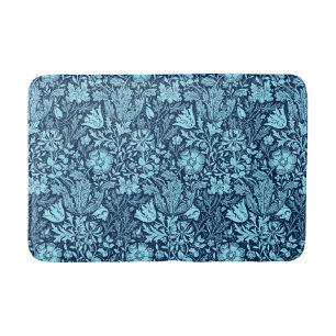 William Morris Jacobobobohne Floral - Indigo Blue Badematte
