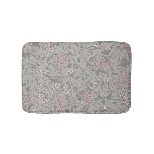 William Morris Jasmin-Blumenmuster Badematte (Vorderseite)