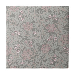 William Morris Jasmin-Blumenmuster Fliese