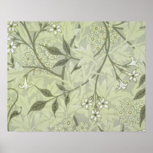 William Morris Jasmin Botanical Vintage Antik Poster