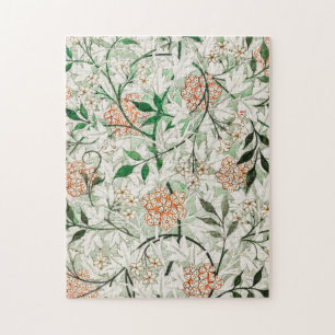 William Morris Jasmin-Garten-Blumen-Klassiker Puzzle